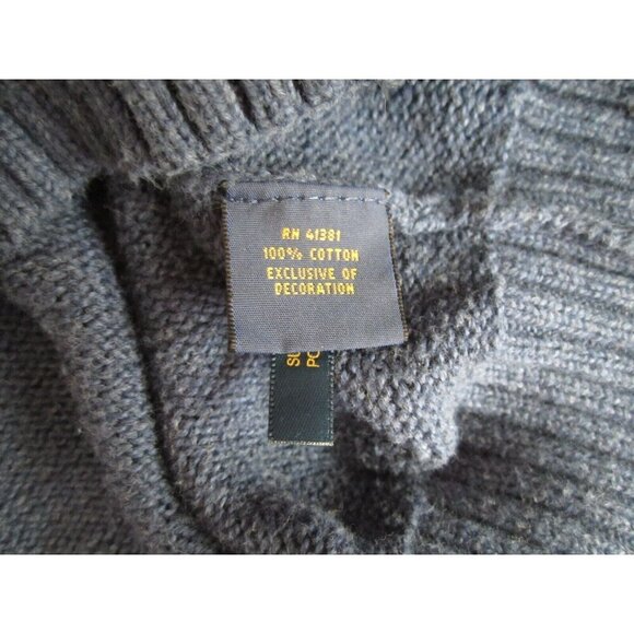 Men's Polo Ralph Lauren 100% Cotton Pullover Sweater Sz L (MS28) - Picture 3 of 10